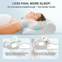 VoenLux Pillow Sleep Memory For Neck Pain Relief Stomach Support Comfortable Pillow