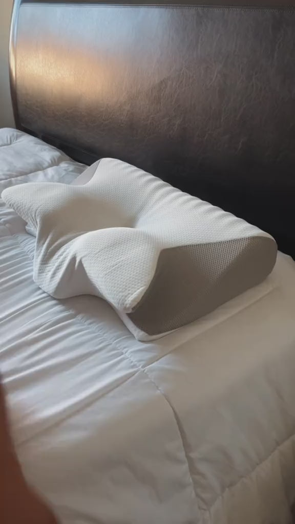VoenLux Pillow Sleep Memory For Neck Pain Relief Stomach Support Comfortable Pillow video
